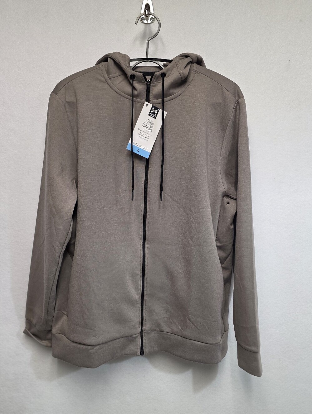 Member's Mark Active Full Zip Hooded Jacket/Sweatshirt Mens Size Large - Picture 3 of 10